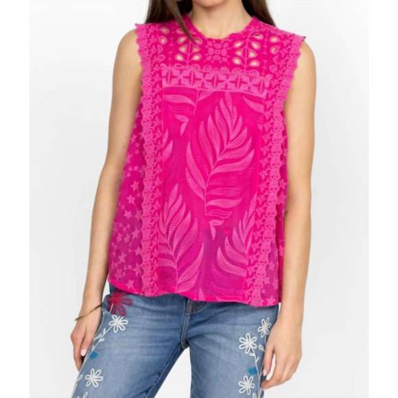 NEW JOHNNY WAS leafy concetta blouse in orcl - Picture 1 of 1